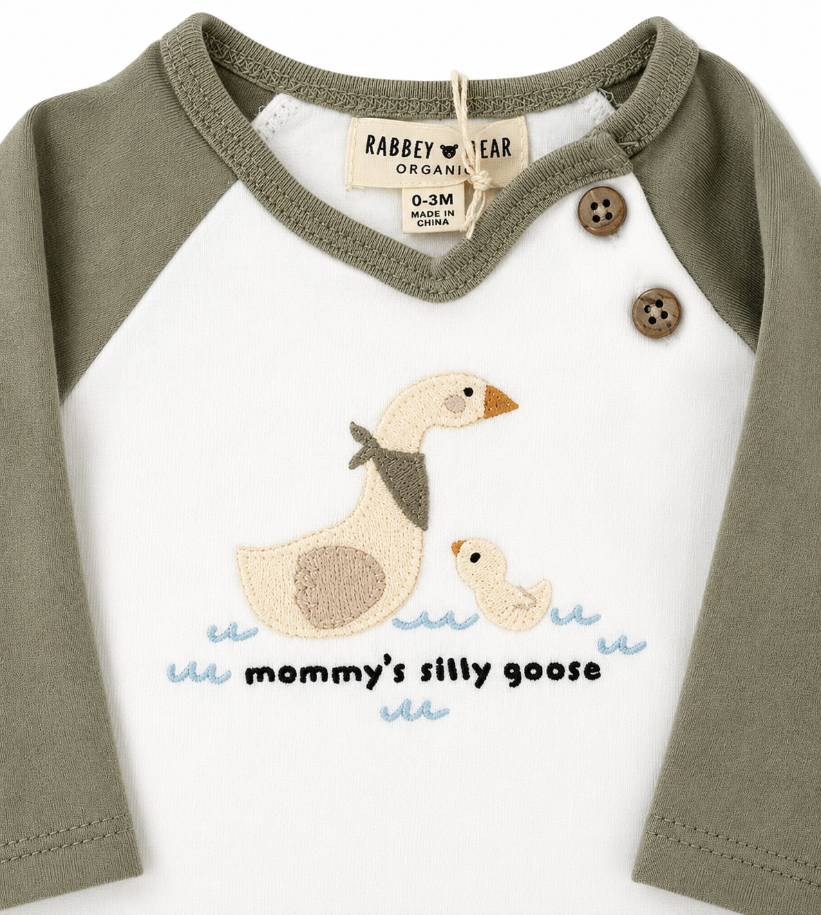 Rabbit + Bear Silly Goose Onesie