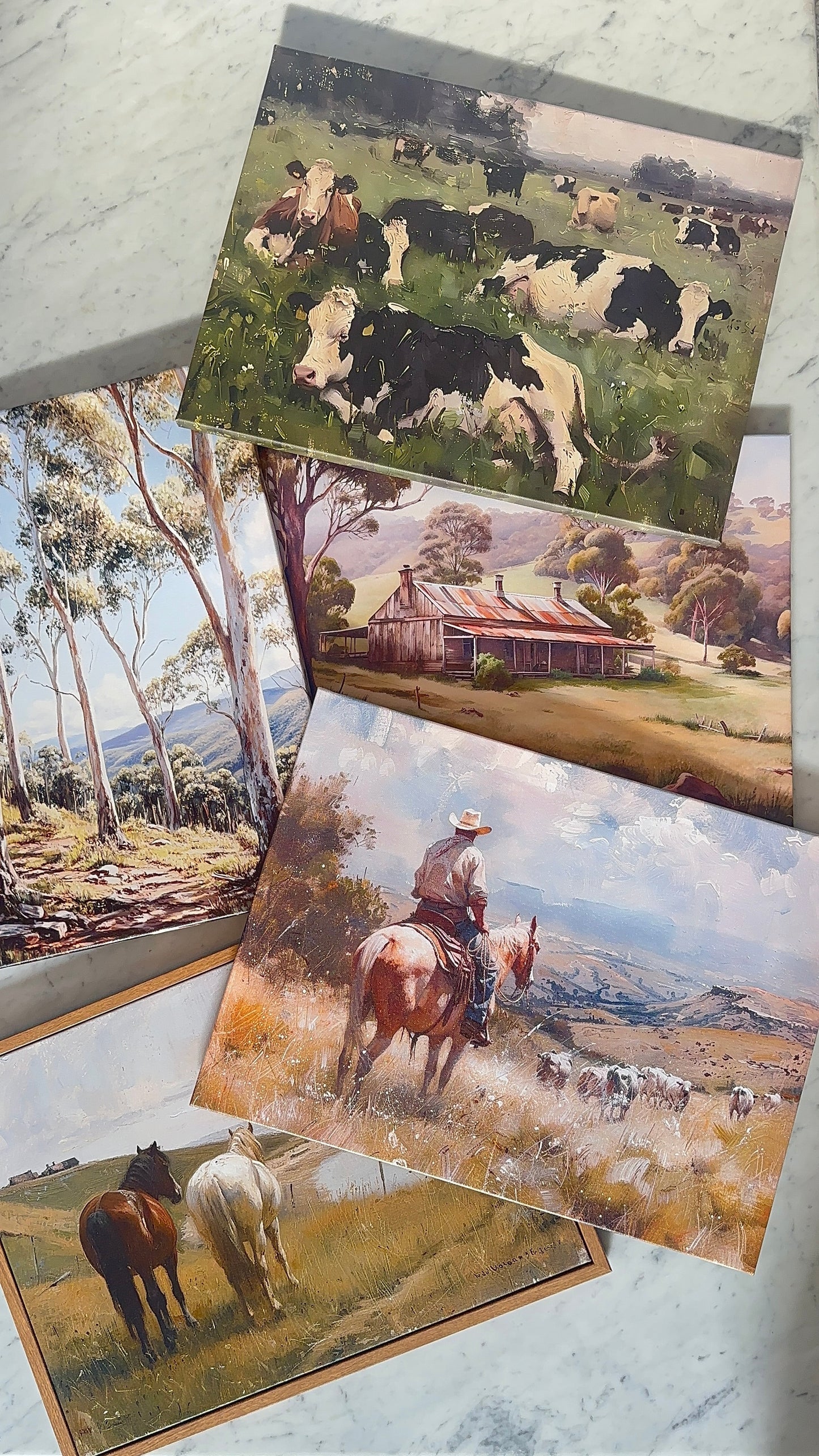 Dairy Cows Canvas Print