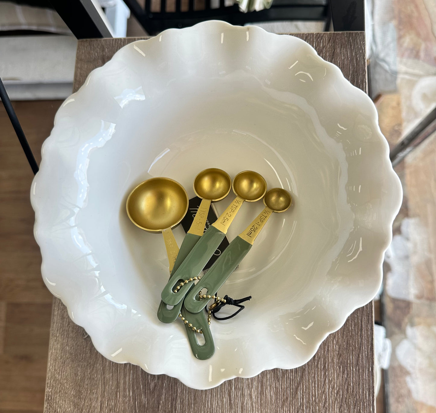 White Macy Round Bowl