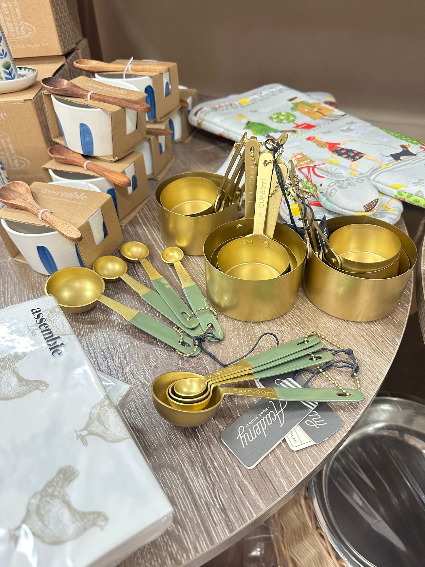 Brass Measuring Cups