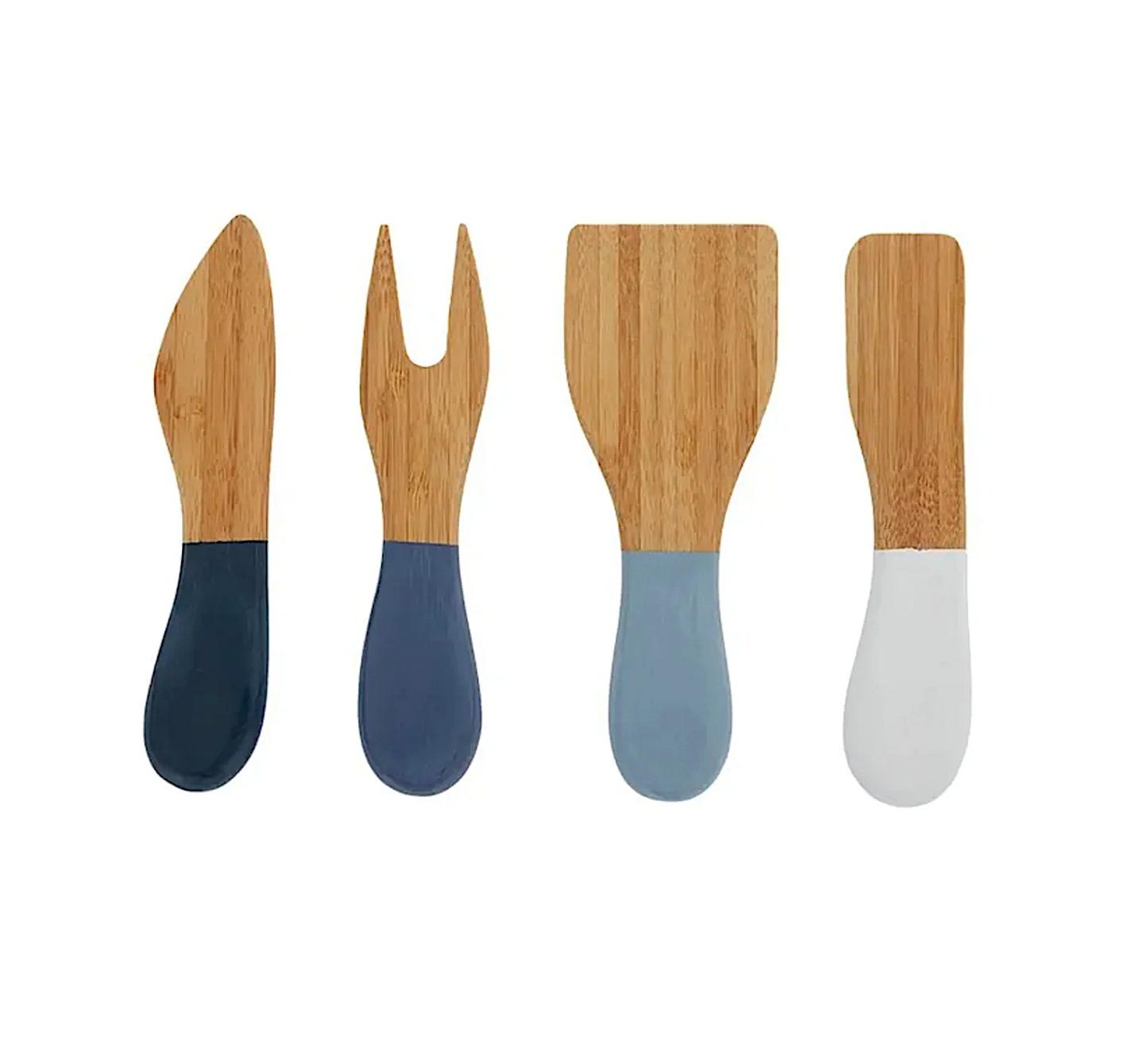 Blue Bamboo Cheese Knife Set