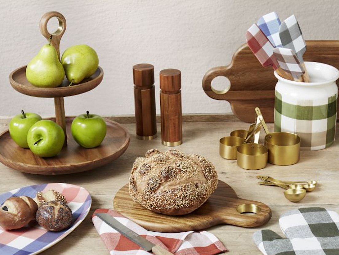 Manor Gingam Utensil Holder