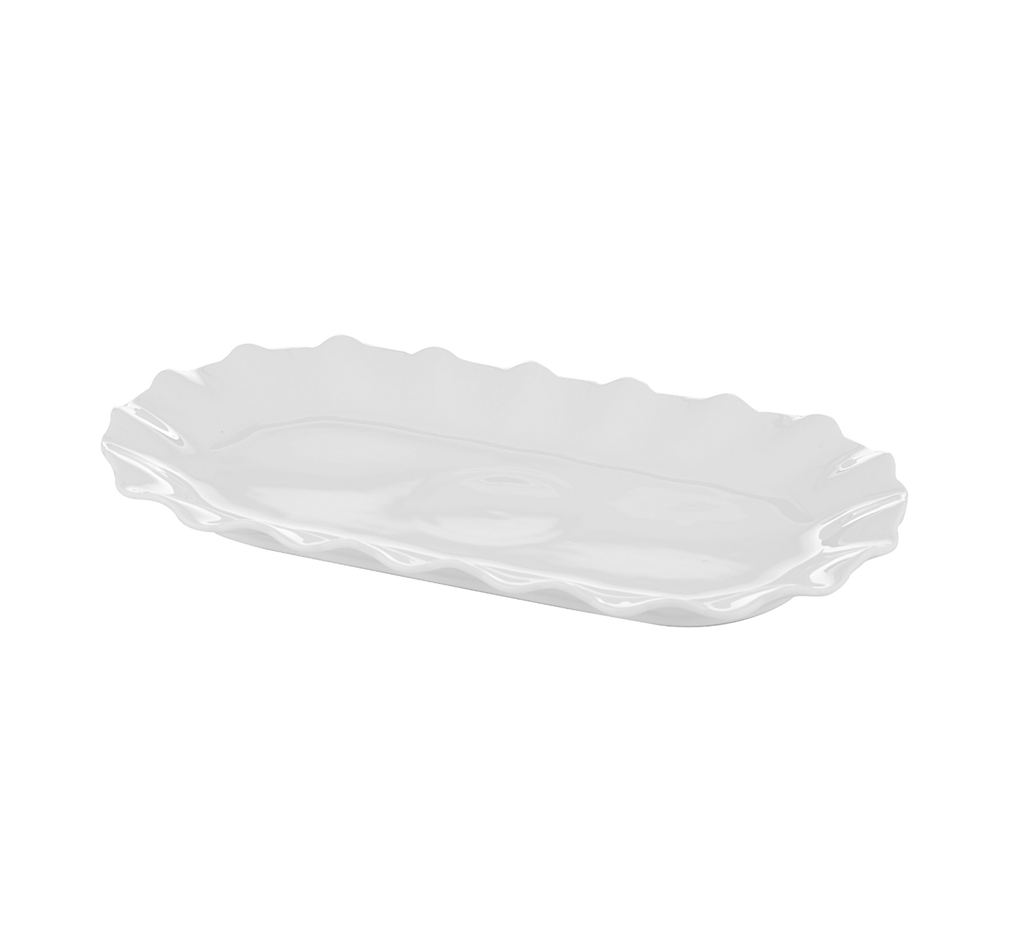 White Macy Oval Platter