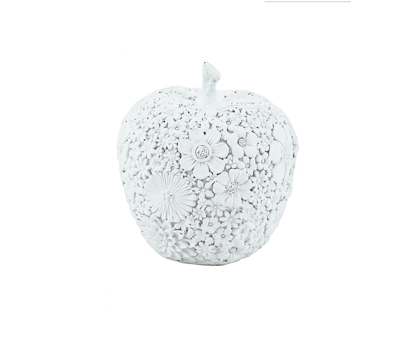 Floral Apple Ornament