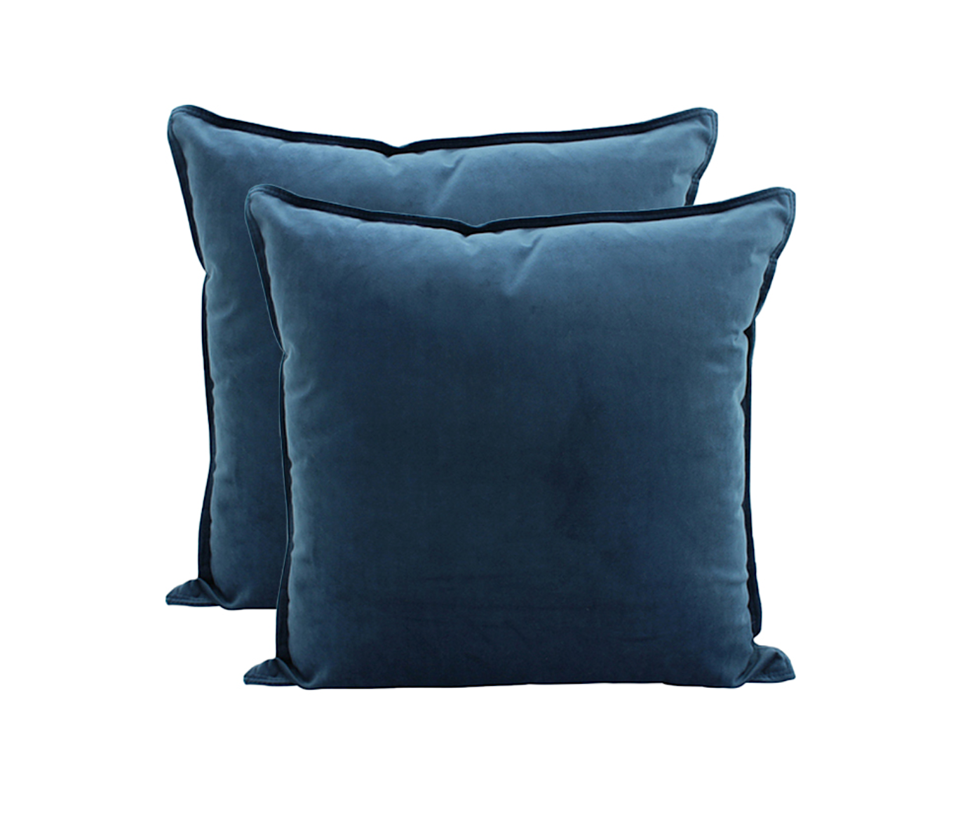 Velvet Ocean Blue Cushion