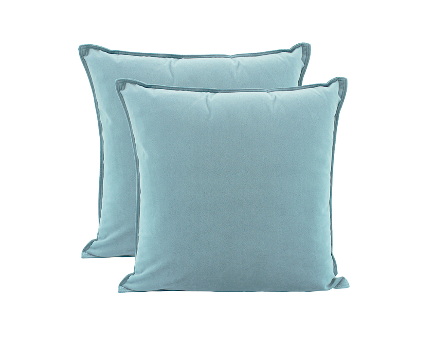 Velvet Steel Blue Cushion
