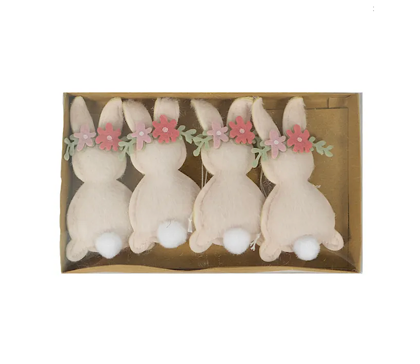Set 4 Fabric Bunnies