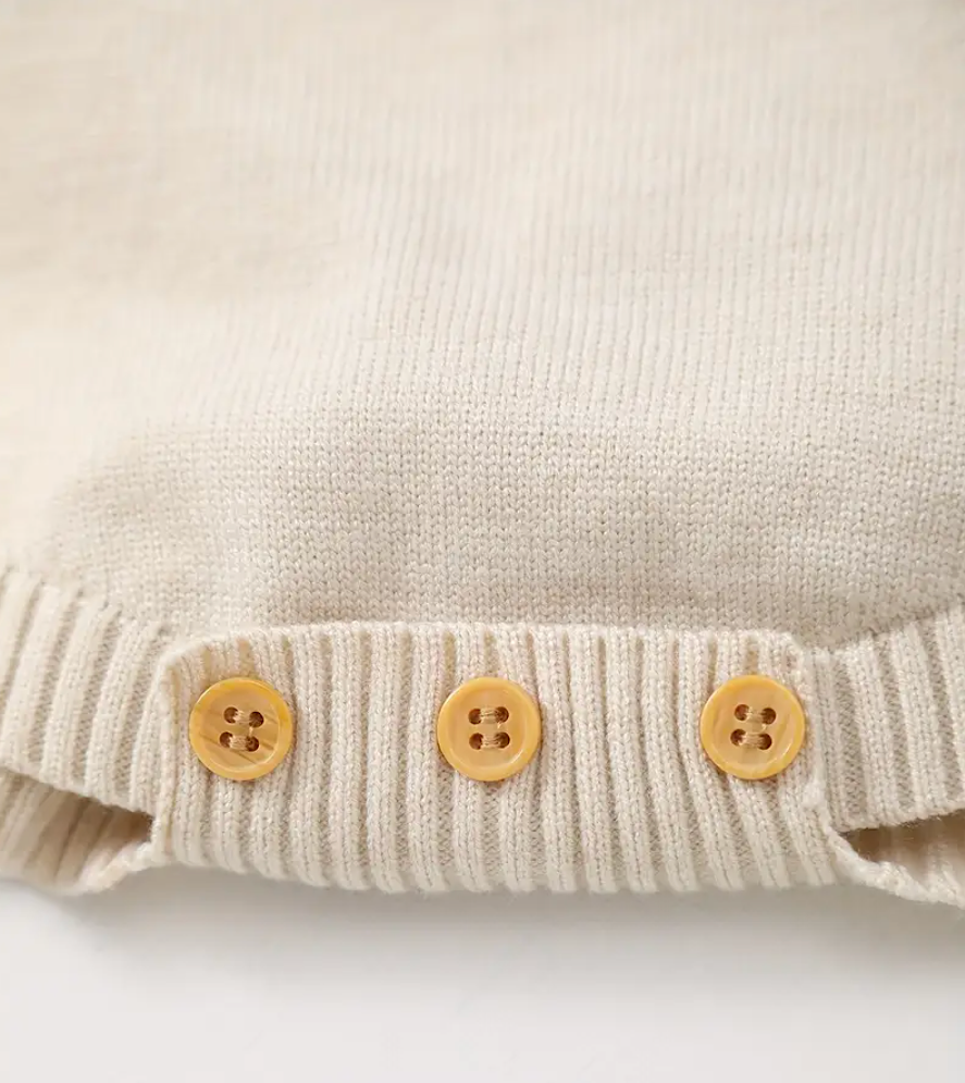Sheepy Knitted Romper