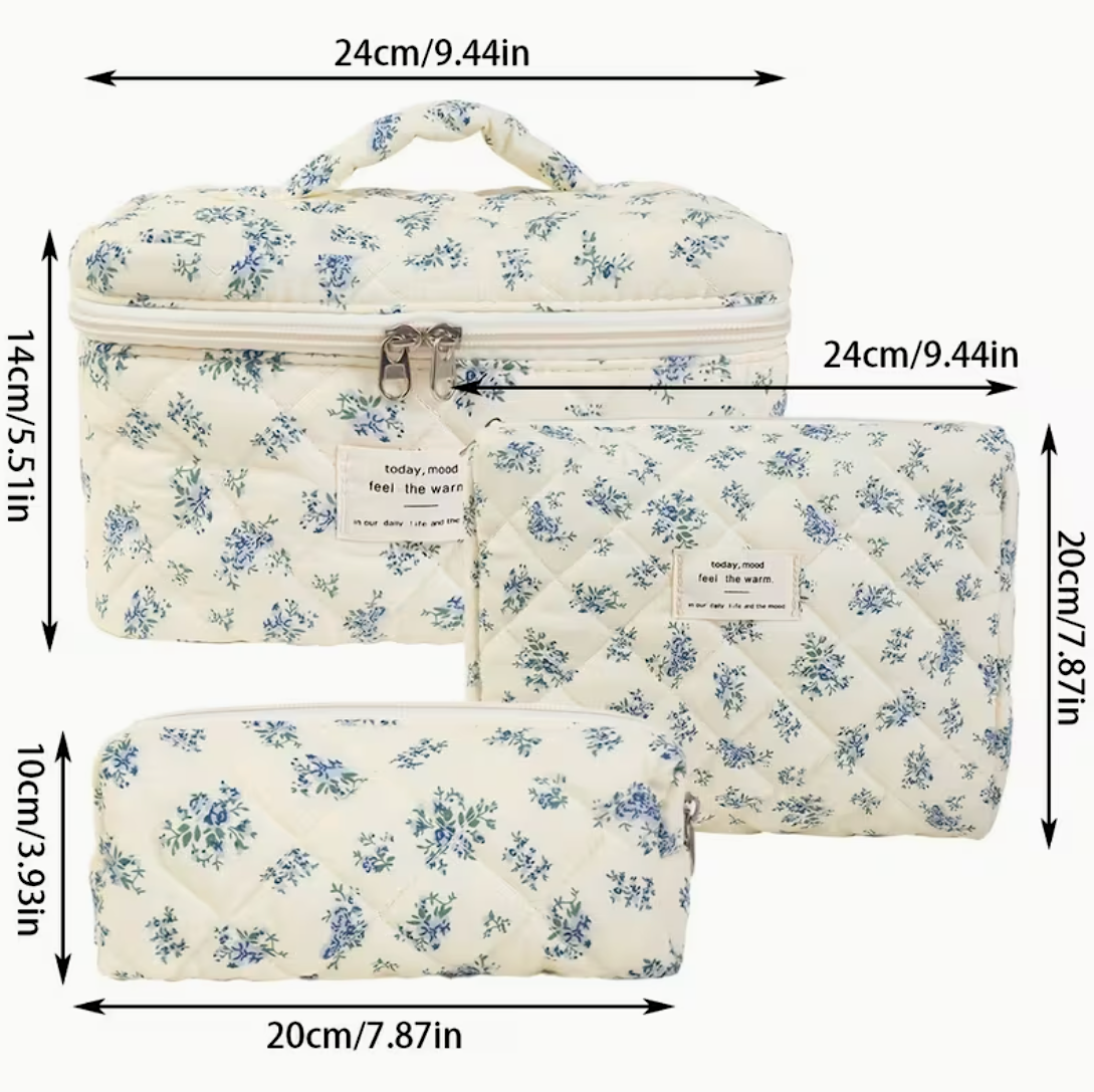 Wildflower Toiletry Bags