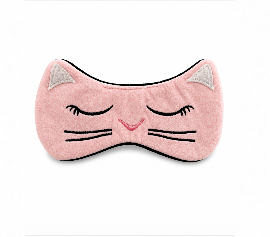 Pink Cat Eye Mask