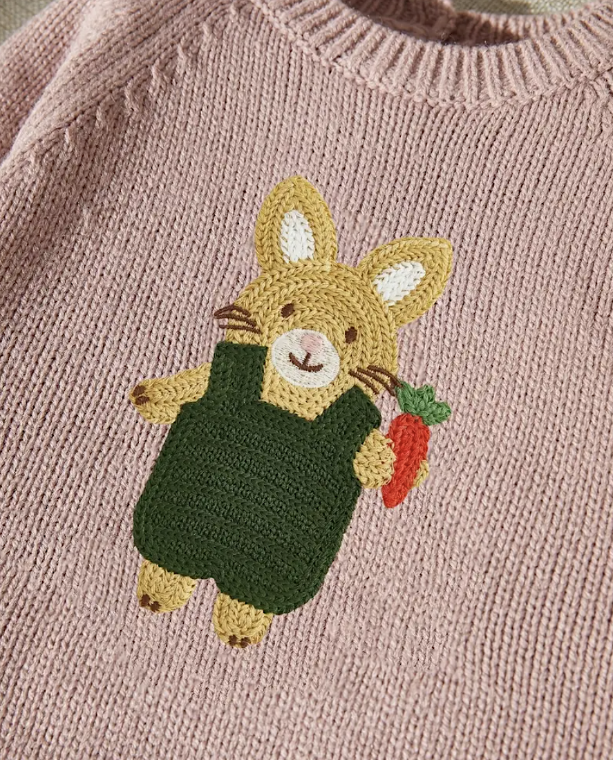 Bunny Pink Baby Knit