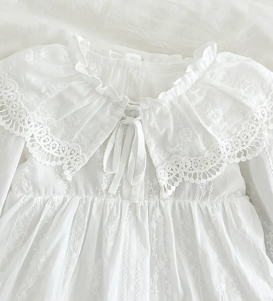 White Peter Pan Romper