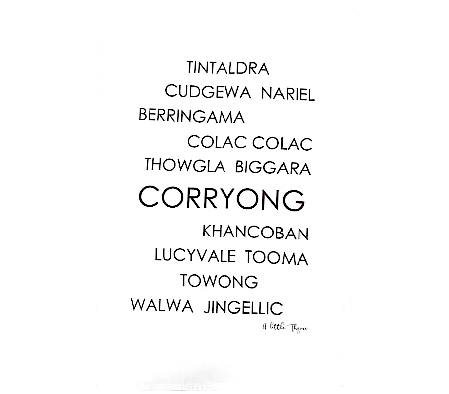 Corryong Tea Towel
