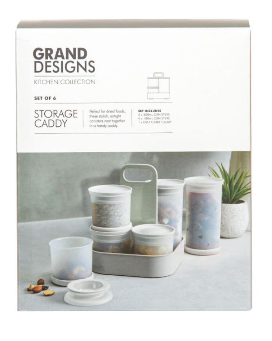 Kitchen Storage Caddy 7pce Set