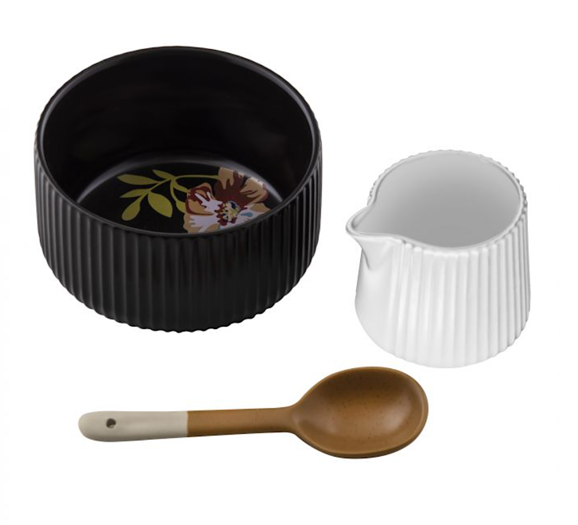 Jardin Sugar Bowl & Creamer