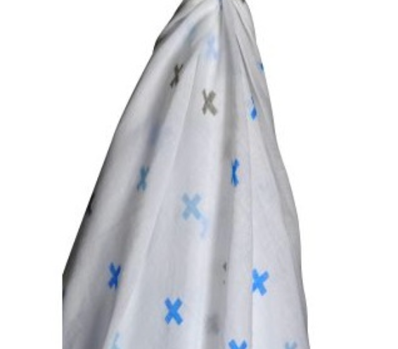 Blue Cross Muslin Wrap