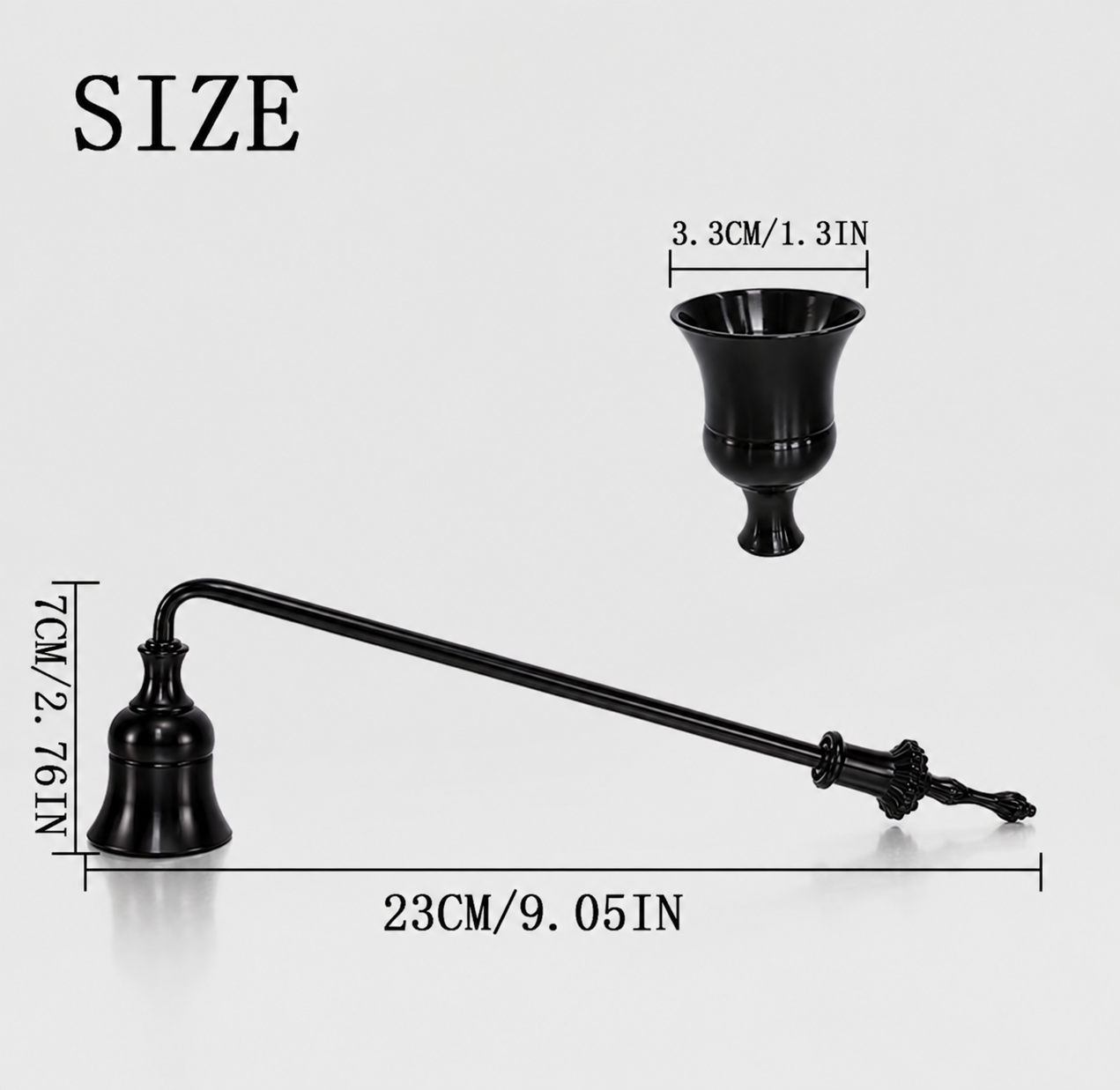 Black Candle Snuffer