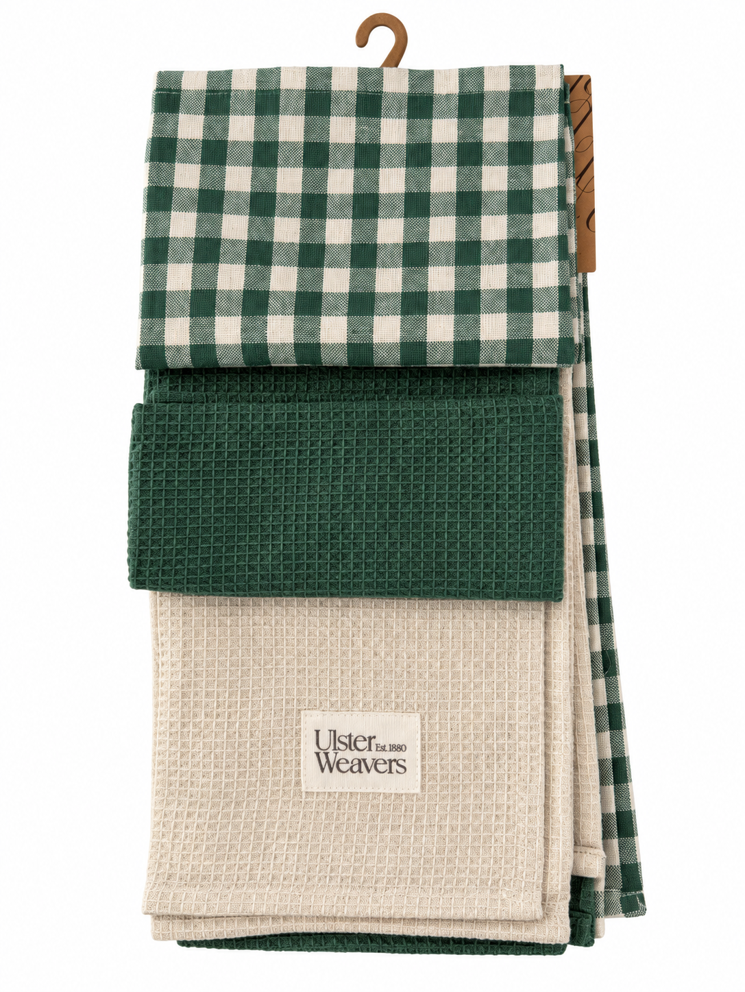 Green Check 3pk Tea Towels