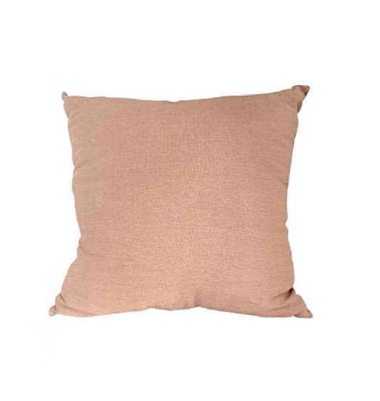 Pink Linen Cushion