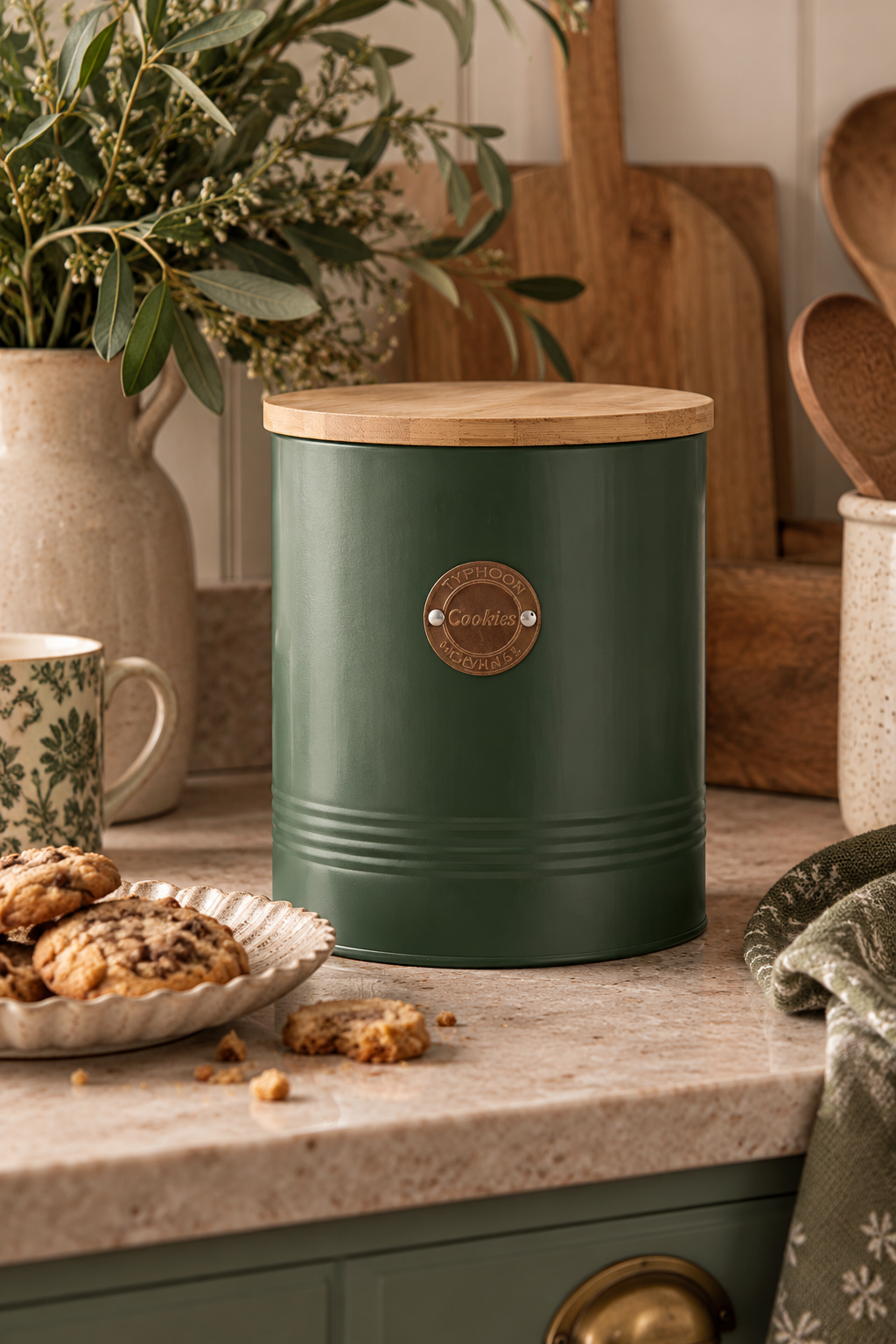 Olive Typhoon Living Cookie Canister