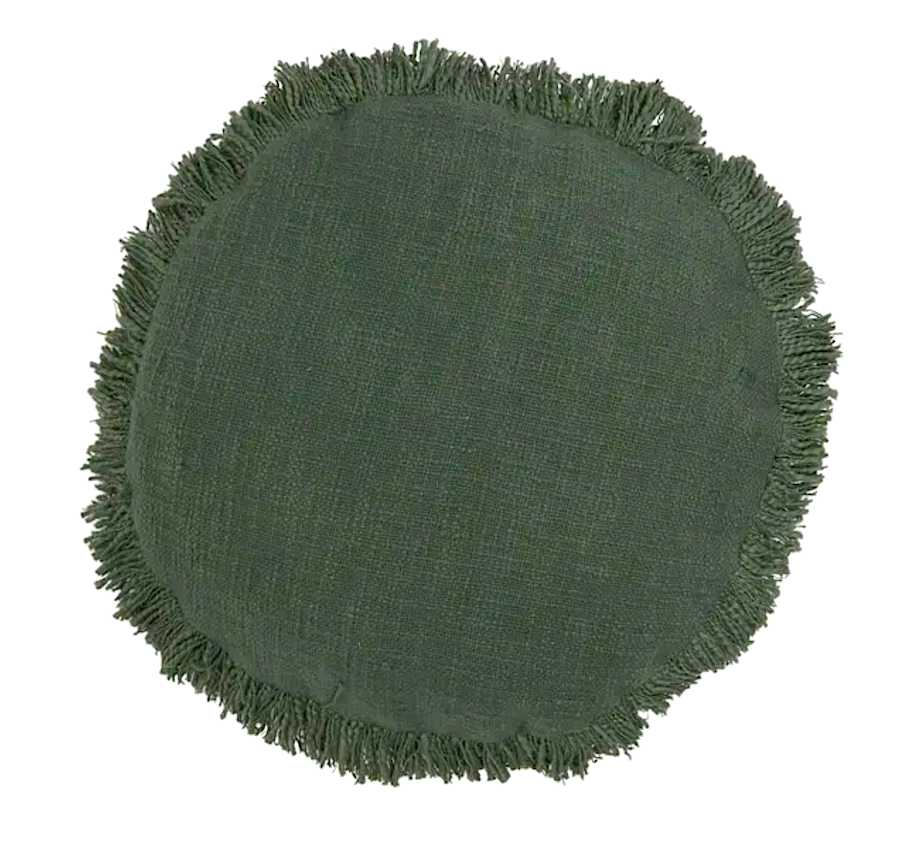 Cari Round Green Cushion