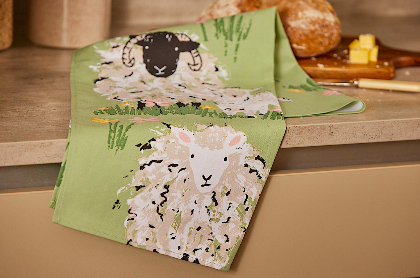Woolly Sheep Tea Towel