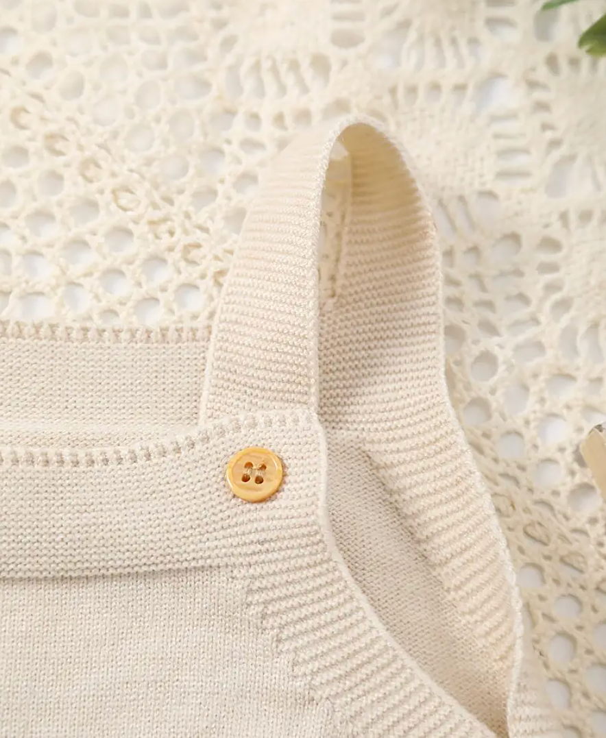 Sheepy Knitted Romper