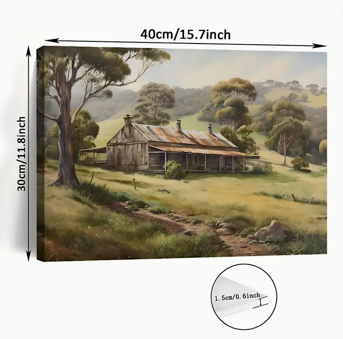 Country Cottage Canvas Print