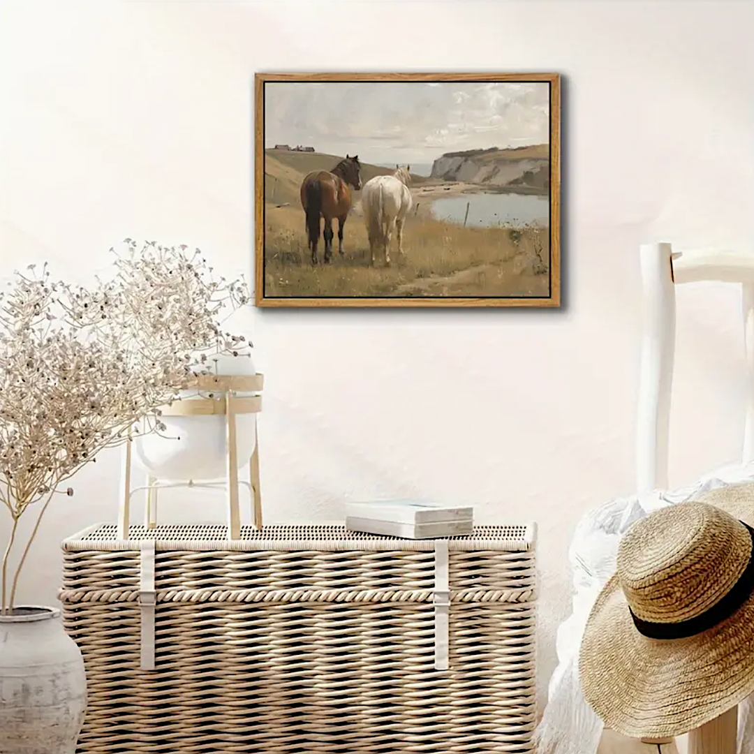 Mare Framed Canvas Print