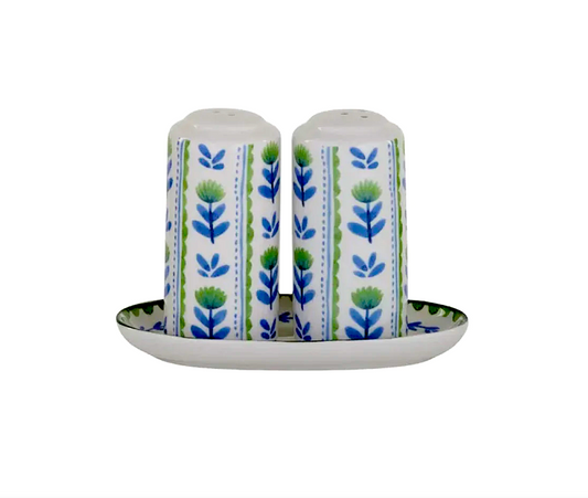 Indigo Salt & Pepper Shaker Set