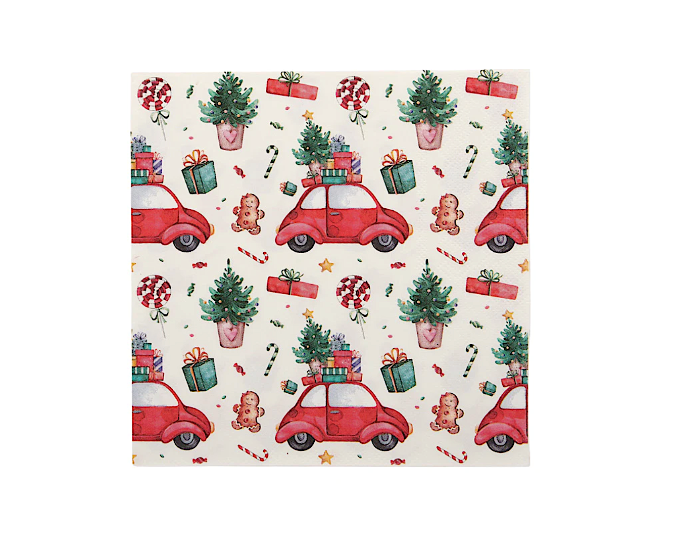 Christmas Car Serviettes