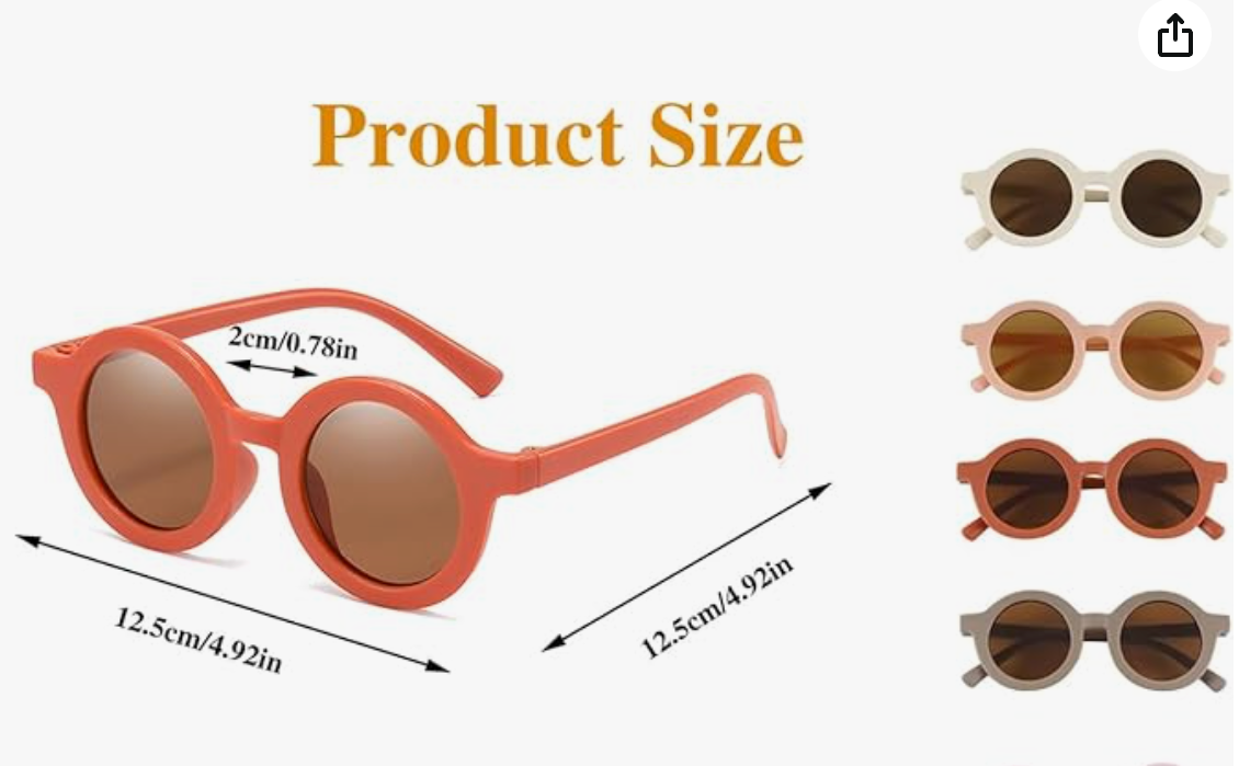 Kids Round Sunglasses
