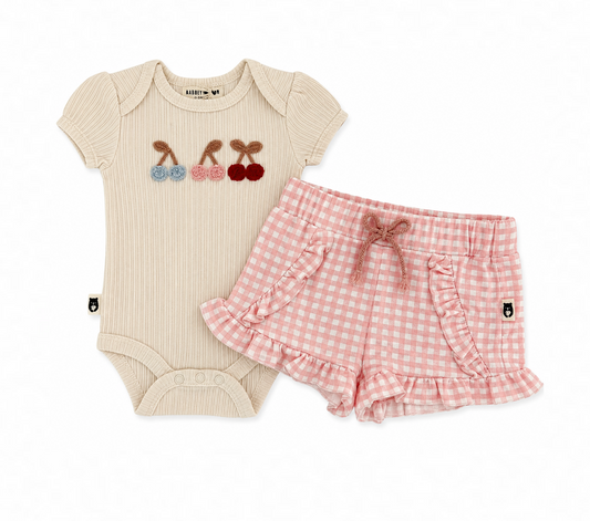 Rabbit + Bear Large Cherries Set