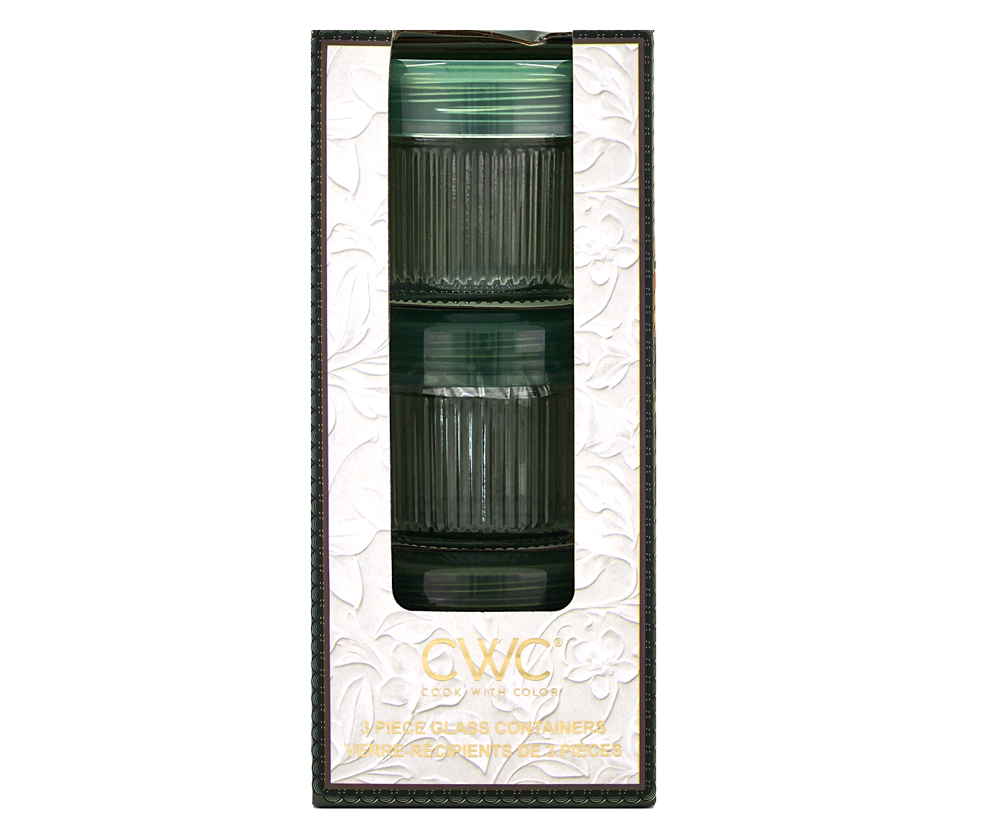 3 Piece Glass Container Set