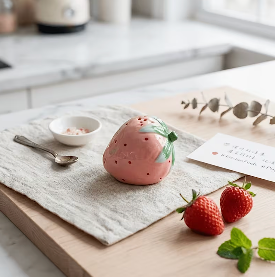 Strawberry Salt And Pepper Shaker Set