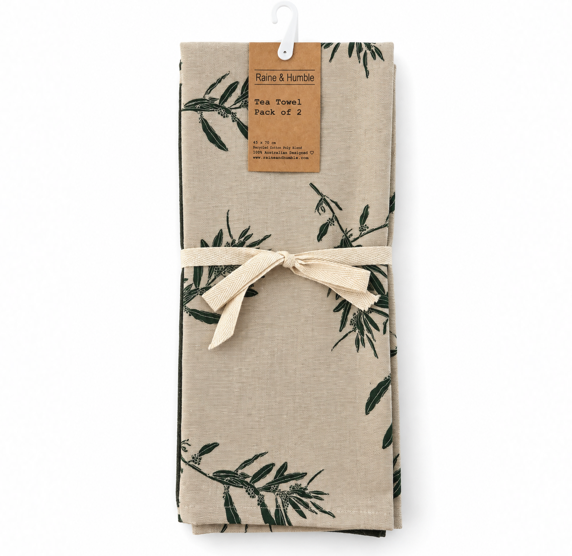 Raine & Humble Olive Branch 2pk Tea Towels