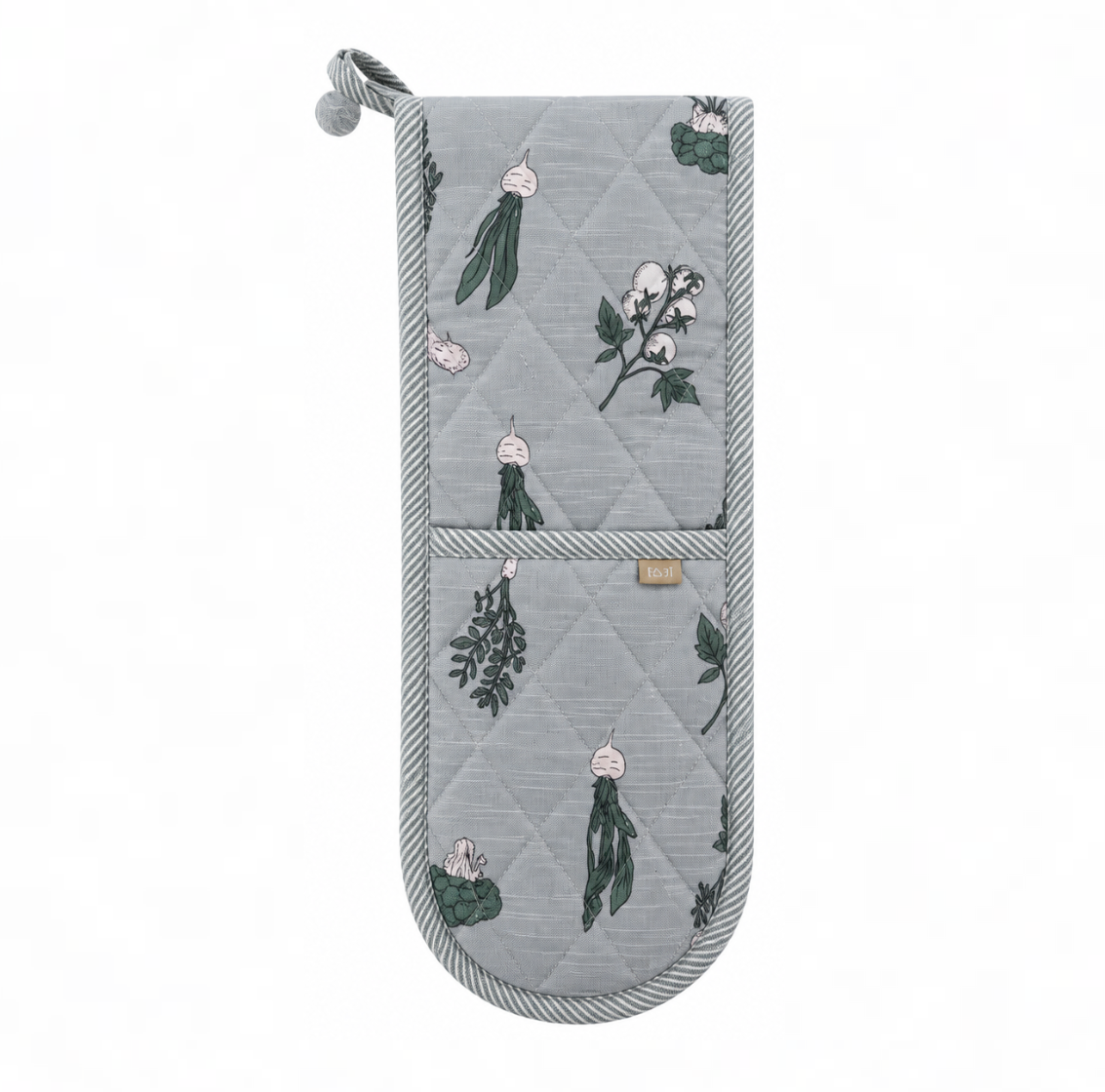 Raine & Humble Grey Turnip Double Oven Mitt