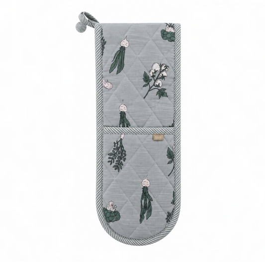 Raine & Humble Grey Turnip Double Oven Mitt