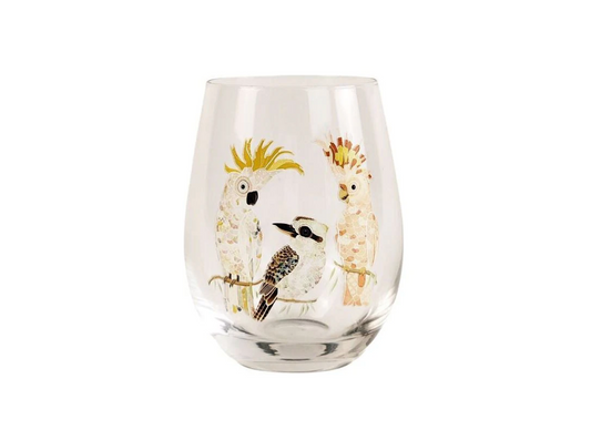 Australian Birds Glass