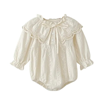 Cream Peter Pan Romper