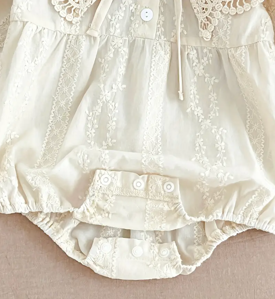 Cream Peter Pan Romper