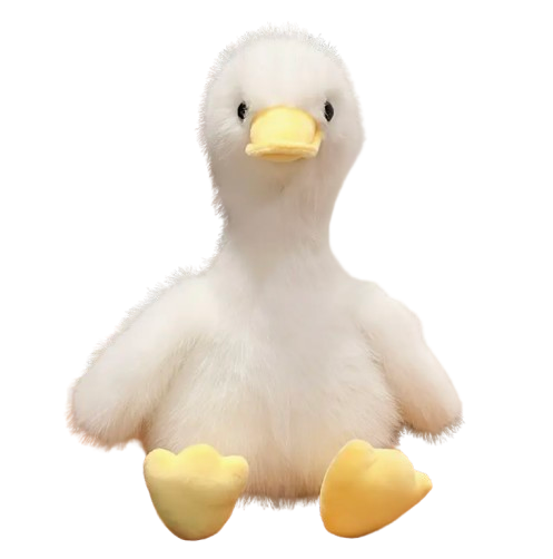 White Fluffy Ducky