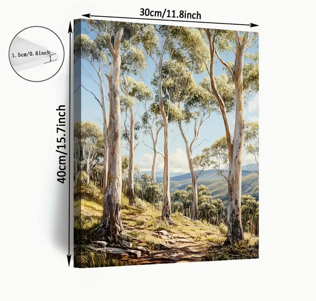 Gum Trees Canvas Print