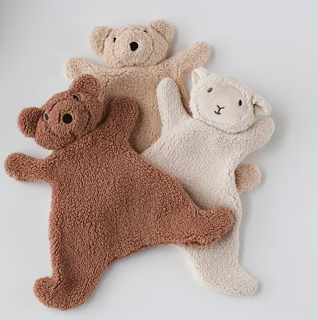 Plush Bear Baby Comforter