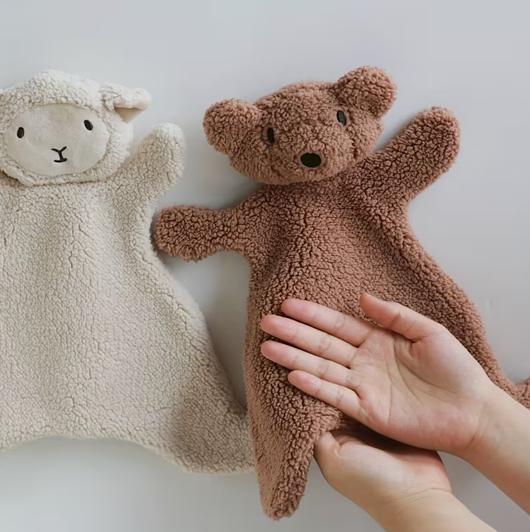 Plush Bear Baby Comforter