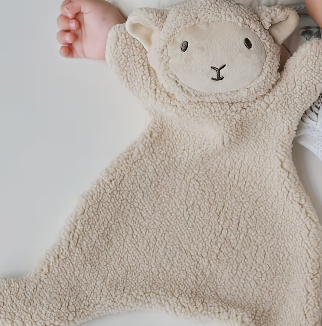 Plush Sheep Baby Comforter
