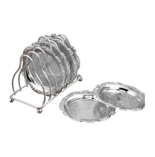 Polished Coasters & Stand