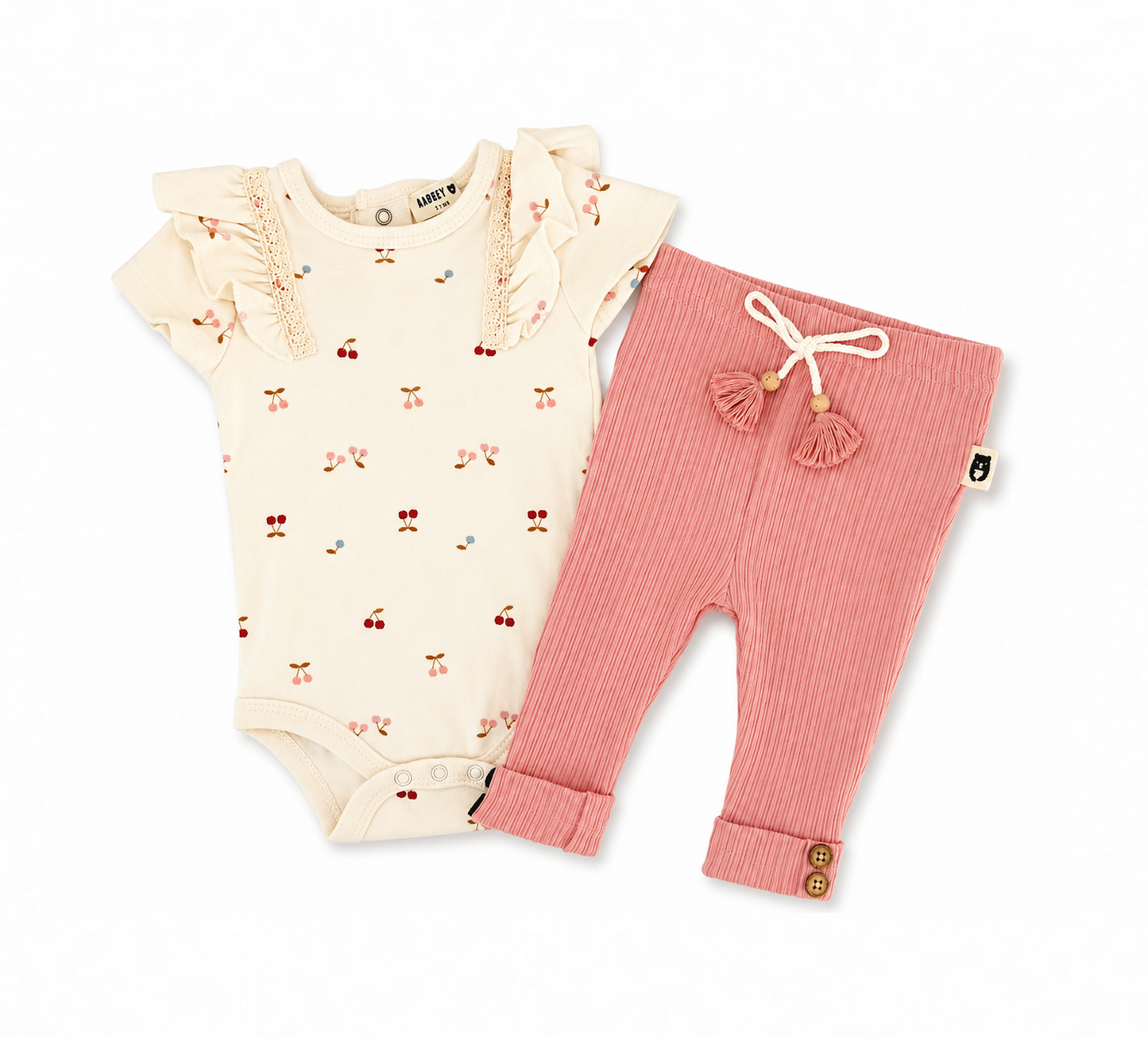 Rabbit + Bear Small Cherries Set