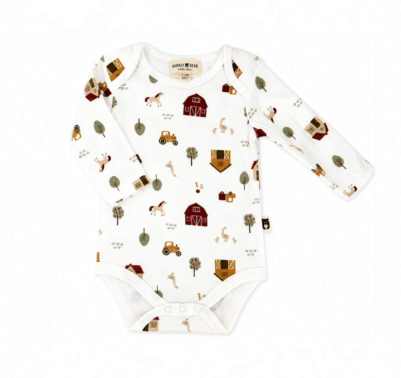 Rabbit + Bear Farm Onesie