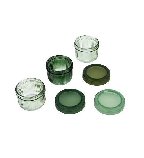 3 Piece Glass Container Set